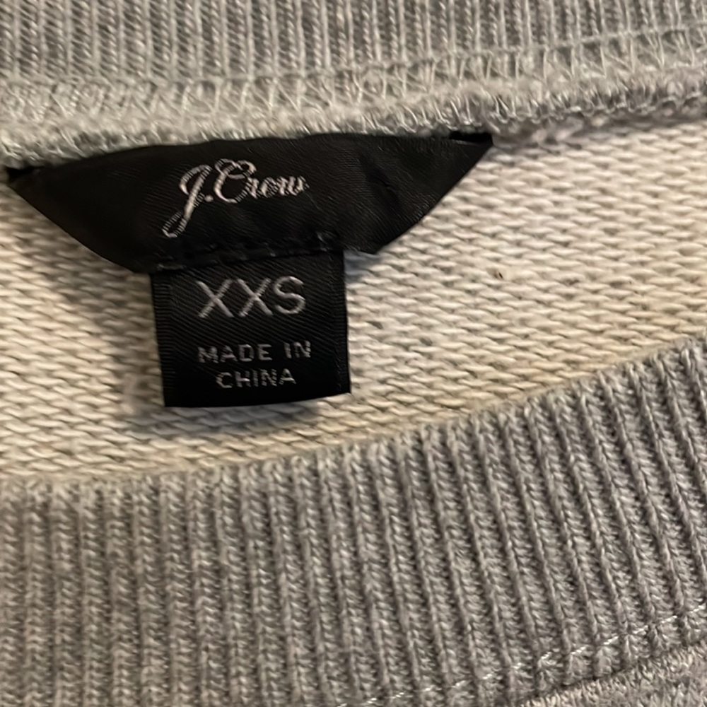 JCrew NYC Embroidered Chenille Sweatshirt - Picture 5 of 6